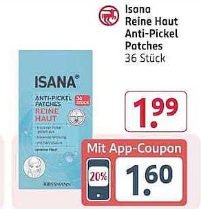 Isana Reine Haut Anti-Pickel Patches 36 Stück