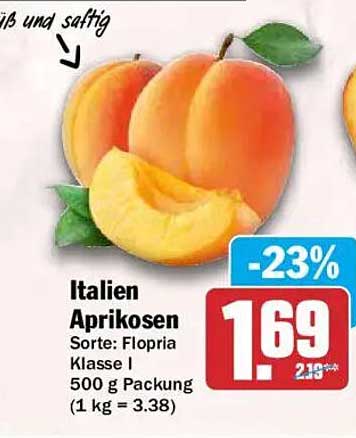 Italien Aprikosen