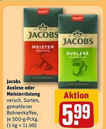 Jacobs Auslese oder Meisterröstung