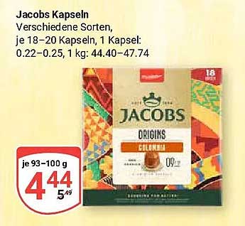 Jacobs Kapseln