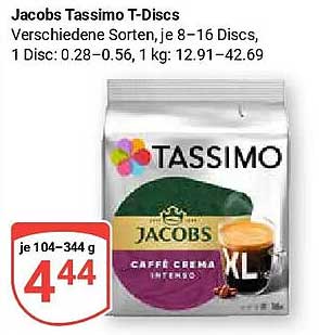 Jacobs Tassimo T-Discs
