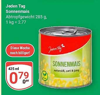 Jeden Tag Sonnenmais