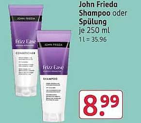 John Frieda Shampoo oder Spülung je 250 ml