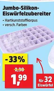 Jumbo-Silikon-Eiswürfelzubereiter