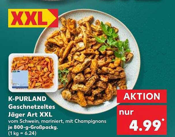 K-PURLAND Geschnetzeltes Jäger Art XXL