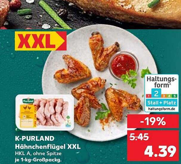K-PURLAND Hähnchenflügel XXL
