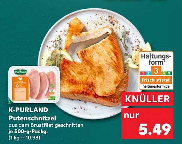 K-PURLAND Putenschnitzel
