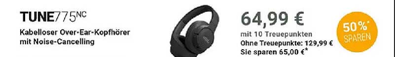 Kabelloser Over-Ear-Kopfhörer mit Noise-Cancelling
