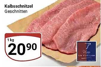 Kalbsschnitzel Geschnitten