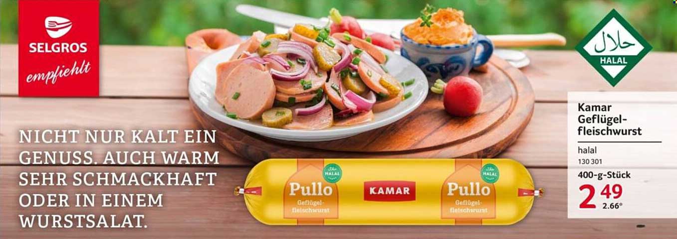 Kamar Geflügelfleischwurst
