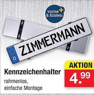 Kennzeichenhalter