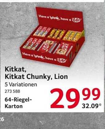 Kitkat, Kitkat Chunky, Lion