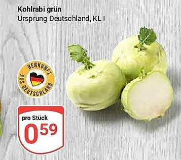 Kohlrabi grün