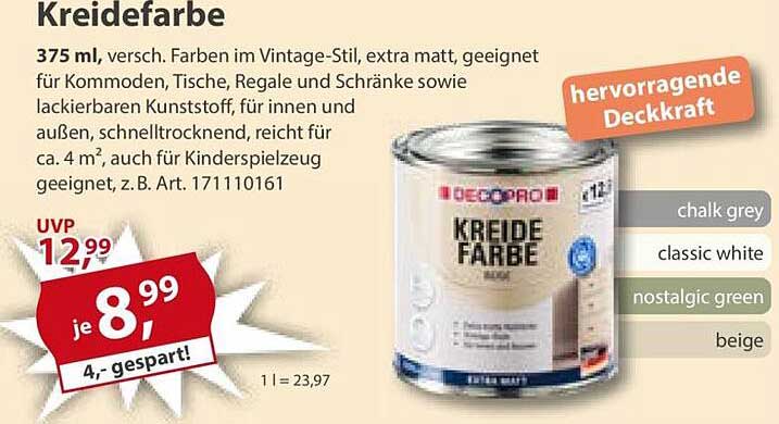 Kreidefarbe