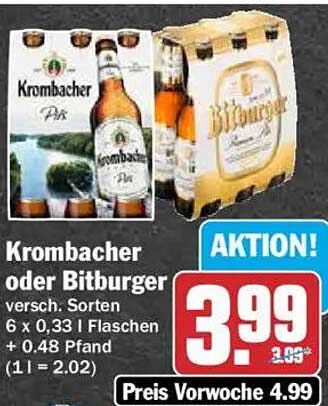 Krombacher oder Bitburger