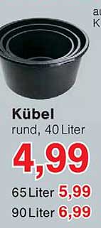 Kübel rund, 40 Liter