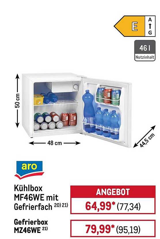 Kühlbox MF46WE mit Gefrierfach 20)21)
