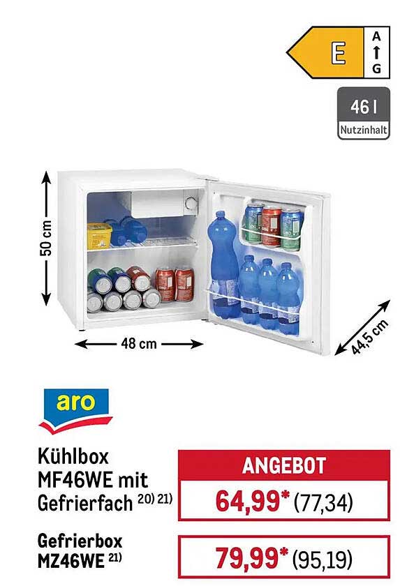 Kühlbox MF46WE mit Gefrierfach