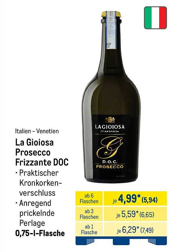 La Gioiosa Prosecco Frizzante DOC