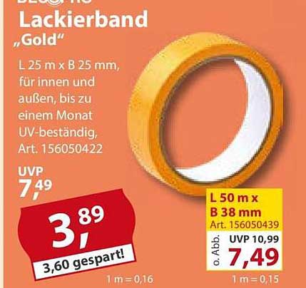 Lackierband „Gold“