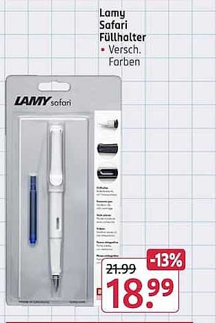 Lamy Safari Füllhalter • Versch. Farben
