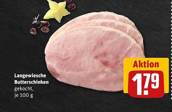 Langewiesche Butterschinken gekocht, je 100 g
