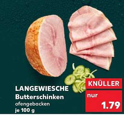 LANGEWIESCHE Butterschinken ofengebacken je 100 g