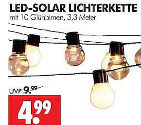 LED-SOLAR LICHTERKETTE