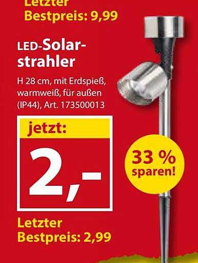 LED-Solarstrahler