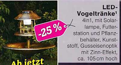 LED-Vogeltränke¹