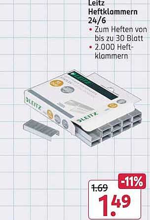 Leitz Heftklammern 24/6