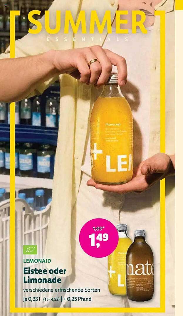 LEMONAID Eistee oder Limonade