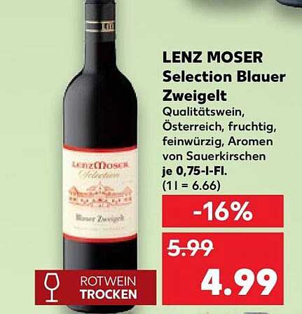 LENZ MOSER Selection Blauer Zweigelt