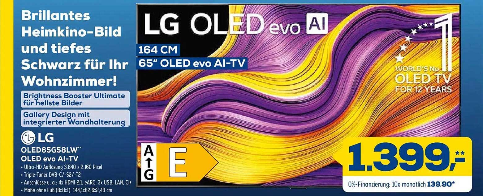 LG OLED evo AI 65" OLED evo AI-TV