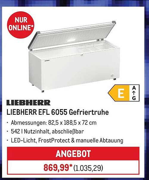 LIEBHERR LIEBHERR EFL 6055 Gefriertruhe
