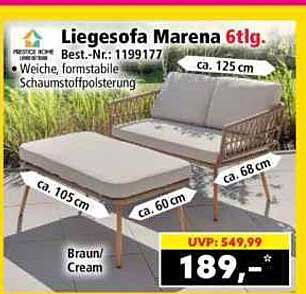 Liegesofa Marena 6tlg.