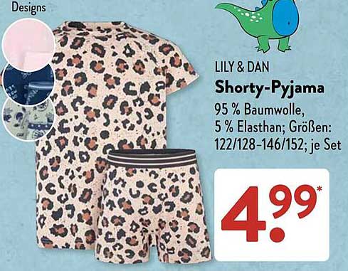 LILY & DAN Shorty-Pyjama