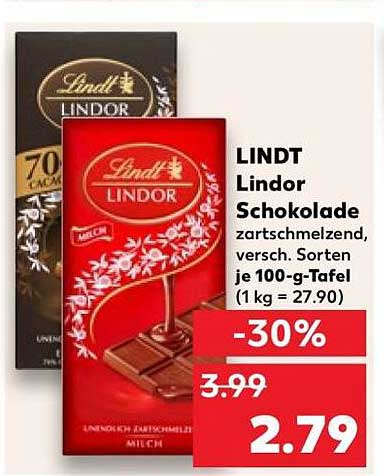 Lindt Lindor Schokolade