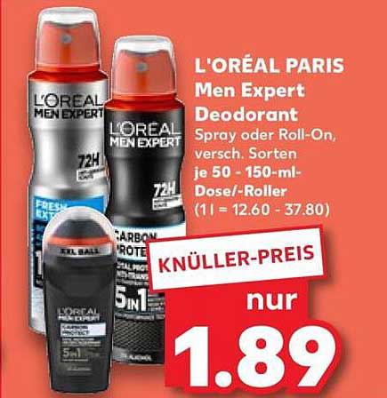 L'OREAL PARIS Men Expert Deodorant