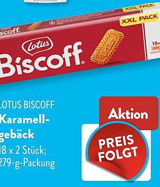 LOTUS BISCOFF Karamellgebäck 18 x 2 Stück; 279-g-Packung