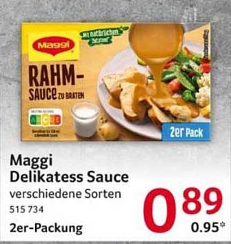 Maggi Delikatess Sauce verschiedene Sorten 2er-Packung