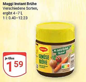 Maggi Instant Brühe Verschiedene Sorten, ergibt 4–7 l, 1 l: 0.40–12.23