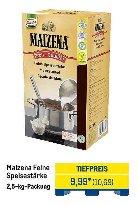 Maizena Feine Speisestärke 2,5-kg-Packung