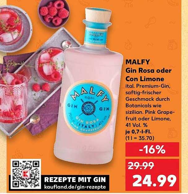 MALFY Gin Rosa oder Con Limone