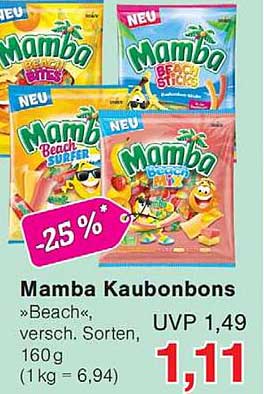 Mamba Kaubonbons