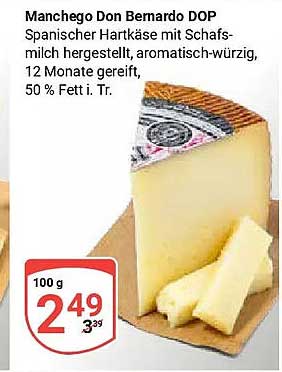 Manchego Don Bernardo DOP