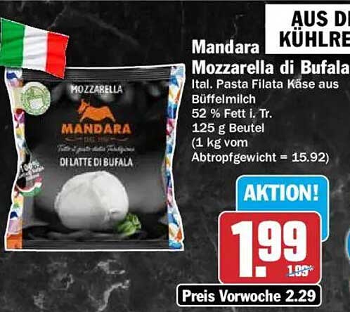 Mandara Mozzarella di Bufala