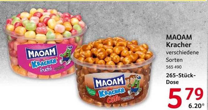 MAOAM Kracher verschiedene Sorten 565 490 265-Stück-Dose