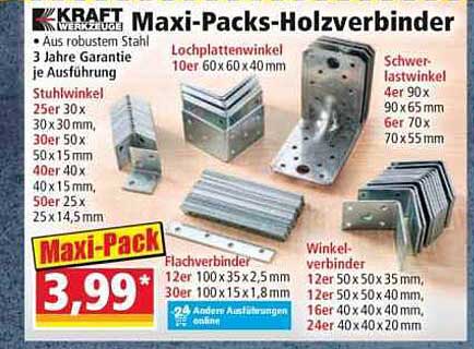Maxi-Packs-Holzverbinder