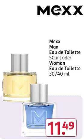 Mexx Man Eau de Toilette 50 ml oder Woman Eau de Toilette 30/40 ml